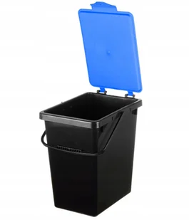 Wiadro Kosz Do Segregacji Z Pokrywą Polskie 10L ż - Kosze na śmieci - miniaturka - grafika 7