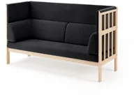 Sofy i kanapy - AJ Produkty Sofa KIM SILENCE, tkanina Medley, czarny - miniaturka - grafika 1