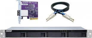 QNAP 4-bay 1U rackmount SATA JBOD expansion unit with a QXP-400eS-A1164 TL-R400S - Serwery - miniaturka - grafika 3