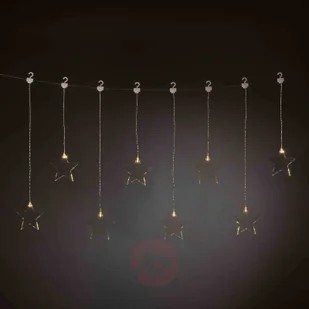 Konstmide CHRISTMAS Kurtyna świetlna LED z ośmioma gwiazdkami - Oświetlenie świąteczne - miniaturka - grafika 2