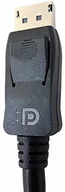 Kable - Techly ICOC DSP-A14-020 2m DisplayPort DisplayPort czarny adapter kabla wideo 103786 - miniaturka - grafika 1