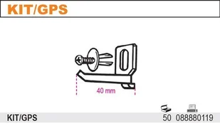 BETA HAK GPS Z WKRĘTEM MOCUJĄCYM VE1 8888KIT/GPS - Pozostałe wyposażenie warsztatu - miniaturka - grafika 2