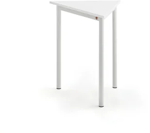AJ Produkty Biurko SONITUS TRIANGEL, 700x600x720 mm, biały laminat, biały - Meble do szkół i przedszkoli AJ Produkty Biurko SONITUS TRIANGEL, 700x600x720 mm, biały laminat, biały - Meble do szkół i przedszkoli - miniaturka - grafika 1