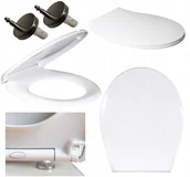 Deski sedesowe - Koło Deska wc Wolnoopadająca sedesowa uniwersalna Wypin - miniaturka - grafika 1