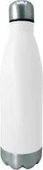 Butelki termiczne - Nerthus Butelka stalowa na wodę 750 ml biała Nerthus FIH 640 - miniaturka - grafika 1