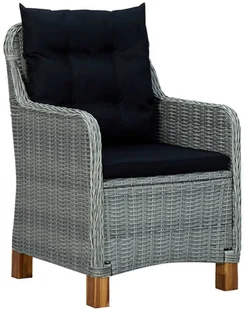 vidaXL 7-częściowy zestaw mebli ogrodowych jasnoszary 3067854 - Meble ogrodowe - miniaturka - grafika 8