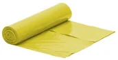 Worki na śmieci - Worek żółty na śmieci LDPE 35 L/rolka 50 szt LDPE35/50 - miniaturka - grafika 1