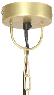 VidaXL Industrialna lampa wisząca, 25 W, mosiężna, okrągła, 41 cm, E27 320542 - Lampy sufitowe - miniaturka - grafika 6