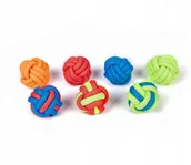 Zabawki dla psów - Dingo Piłka Energy Pleciona Ze Sznura śr. 7 cm - miniaturka - grafika 1