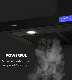 Klarstein CGCH5-Sabrina-90BK - Okapy kuchenne - miniaturka - grafika 5