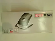 Dziurkacze - Dziurkacz Novus B240 szaro/czarny 025-0415 - miniaturka - grafika 1