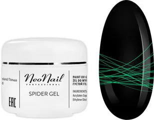 Neonail SPIDER GEL NEON GREEN 5ML - Lakiery do paznokci - miniaturka - grafika 7