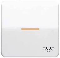 Wyłączniki światła i elektryczne - Jung cd590ko5lgr przełącznik kołyskowy z symbolem "światło" KO - miniaturka - grafika 1