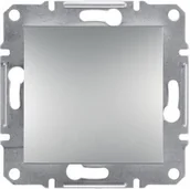 Wyłączniki światła i elektryczne - Schneider Asfora łącznik pojedynczy bez ramki aluminium EPH0100161 - miniaturka - grafika 1