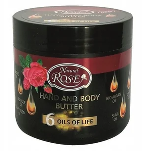 Rose Masło Do Ciała I Rąk 6 olejków Róża Argan Cudne ! - Kremy i maski do rąk - miniaturka - grafika 2