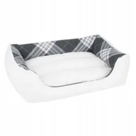 Legowiska dla psów - Ami Play Sofa dla Psa ZipClean 4in1 Kent M Biały - miniaturka - grafika 1