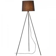 Lampy stojące - Brilliant AILEY Czarna E27 z włącznikiem nożnym Lampa stojąca podłogowa 92660/06 92660/06 - miniaturka - grafika 1