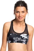 Bielizna sportowa damska - Roxy biustonosz CHASING DREAMS 2 True Black Full Bicolys XKWW - miniaturka - grafika 1
