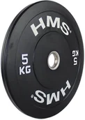 Obciążenia - HMS Obciążenie olimpijskie gumowane BBR05 5 kg - 27604-uniw - miniaturka - grafika 1