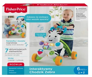 Fisher Price Interaktywny Chodzik Zebra * - Pchacze - miniaturka - grafika 21