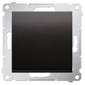 Wyłączniki światła i elektryczne - Kontakt Kontakt_Simon Łącznik jednobiegunowy (moduł) 16AX. 250V. zaciski śrubowe antracyt DW1A.01/48 - miniaturka - grafika 1