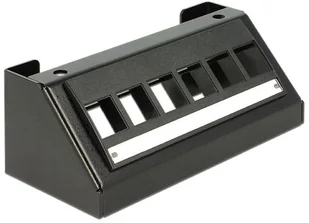 Delock Panel Keystone 6 portów półka na biurko 86268 - Akcesoria na biurko - miniaturka - grafika 5
