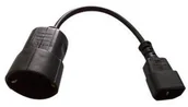 Baterie do zasilaczy awaryjnych UPS - Eaton Adapter 10A IEC320 C14 auf SCHUKO Buchse - SCHUKO-CEEADAPT - miniaturka - grafika 1