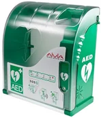 Meble i wyposażenie gabinetów medycznych - PROJEKT AED AIVIA 220 GSM IN - wewnętrzna szafka GSM INDOOR na AED, alarm świetlny, podświetlenie, linia telefoniczna lub GSM - 423x388x201 mm. - miniaturka - grafika 1