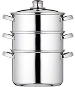 Obcojęzyczne książki kulinarne - Kitchen Craft zestaw do gotowania na parze, 3-piętrowa KCCVSTEAM20 - miniaturka - grafika 1