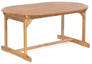 Beliani Zestaw ogrodowy drewniany 8-osobowy poduchy ceglaste MAUI - Meble ogrodowe - miniaturka - grafika 5