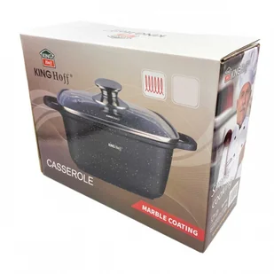 Kinghoff Lumarko Kinghoff garnek marmurowy 20cm kh-1601 2,8l! KH-1601 Kinghoff - Garnki - miniaturka - grafika 6