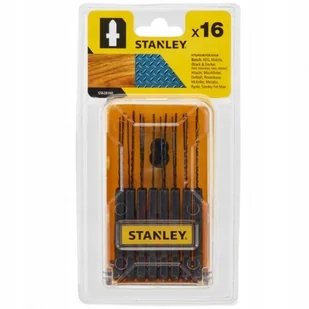 Stanley zestaw brzeszczotów HCS/HSS do drewna i metalu 16 elementów - Brzeszczoty - miniaturka - grafika 2