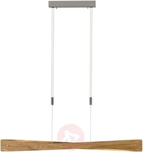 LUCANDE Lucande Lian lampa wisząca LED, drewno dębowe - Lampy sufitowe - miniaturka - grafika 5