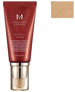 Missha M Perfect Cover krem BB z wysoką ochroną UV odcień No 29 Caramel Beige SPF42/PA+ 50 ml - Kremy BB - miniaturka - grafika 2