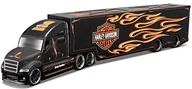Kolekcjonerskie modele pojazdów - Maisto m11516 skala 1: 64 " Custom modelu Harley Davidson Hauler w opakowaniu z zachowaniem drobnych detali odlew ciśnieniowy - miniaturka - grafika 1