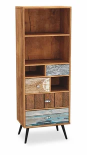 Halmar Regał do salonu Matro V, wielokolorowy, styl industrialny HM-MEZOREG1 - Regały - miniaturka - grafika 5