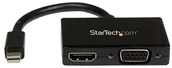 Kable - StarTech Kabel Mini DisplayPort HDMI Mini DisplayPort D-Sub 0.19m Czarny MDP2HDVGA - miniaturka - grafika 1