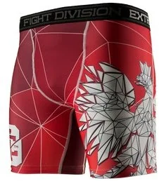 Extreme Hobby Spodenki Vale Tudo, POLSKA, czerwony, rozmiar 3XL - Kimona, stroje i obuwie - miniaturka - grafika 2