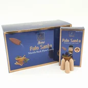 Kadzidła i dodatki - Balaji Kadzidełka BALAJI Palo Santo stożki back flow - 10 szt. 8906033076246 - miniaturka - grafika 1