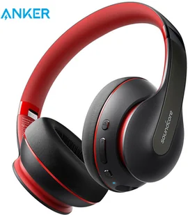 Anker Soundcore Life Q10 czarno-czerwone - Słuchawki - miniaturka - grafika 3