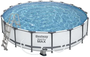 Bestway Basen ogrodowy okrągły Steel Pro 56462 stalowa rama 549x122cm 56462 - Baseny ogrodowe - miniaturka - grafika 3