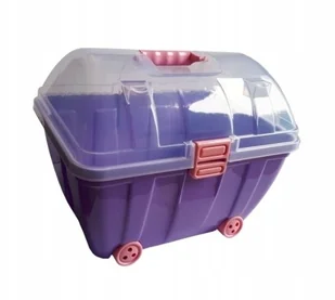 Pojemnik Kuferek z kółkami na zabawki Żółty - Pojemniki na zabawki - miniaturka - grafika 2