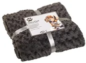 Legowiska dla psów - Nobby koc polarowy Super SoFT, 60 x 85 cm, szary - miniaturka - grafika 1