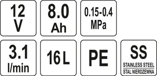 FLO OPRYSKIWACZ AKUMULATOROWY 16L - Opryskiwacze - miniaturka - grafika 12