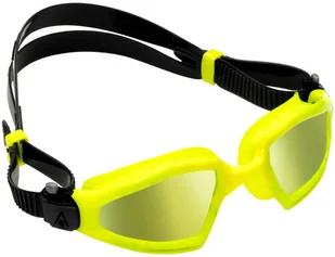Aqua Sphere Okulary do pływania KAYENNE PRO Yellow Titanium Mirrored - Pływanie - miniaturka - grafika 3