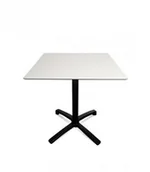 Stoły - Resol Stół Drop 80x80 Black-White 4625 - miniaturka - grafika 1