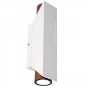 Lampy ścienne - Luminex Wall 3115 kinkiet lampa ścienna 2x8W GU10 biały/miedziany - miniaturka - grafika 1