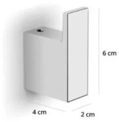 Stella New York Haczyk chrom 05.310 - Wieszaki łazienkowe - miniaturka - grafika 3