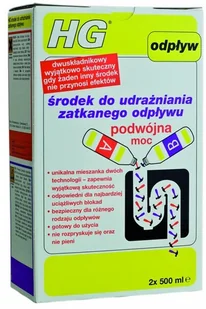 HG do udrażniania zatkanego odpływu Podwójna Moc - Środki do kuchni i łazienki - miniaturka - grafika 2