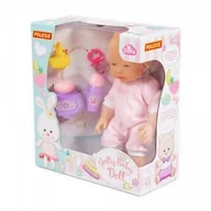 Lalki dla dziewczynek - WADER-POLESIE Lalka Wesoły Bobas 35 cm do ze smoczkiem - miniaturka - grafika 1